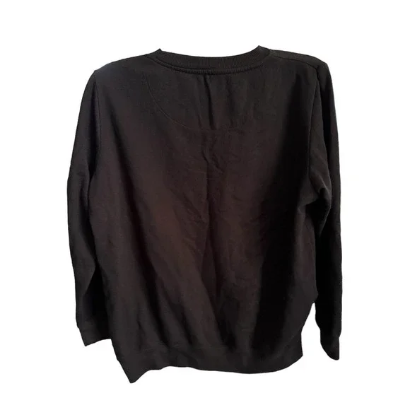 The Rolling Stones Classic Graphic Tongue Sweatshirt Black Women's Size Large - Picture 2 of 3